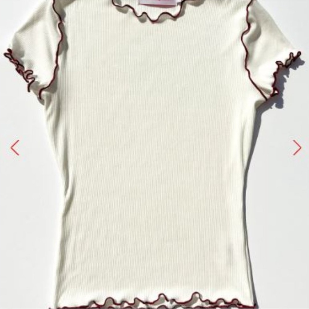 Ellen Tee - LISA SAYS GAH - Ivory/Cherry